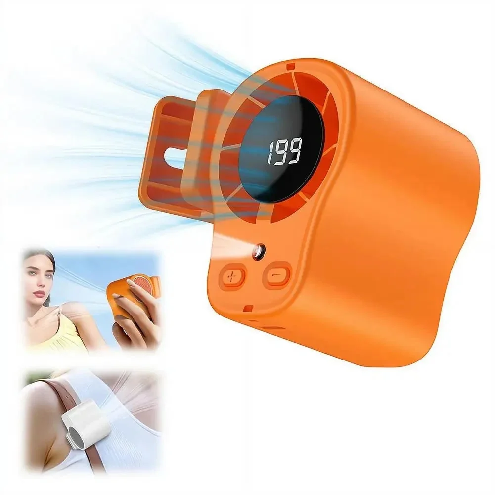 Portable Fan Rechargeable Battery Desk Fan Clip-On Design - Image 2